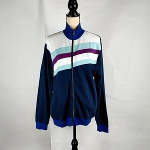 Penguin🐧♥ cotton zippered jacket blue